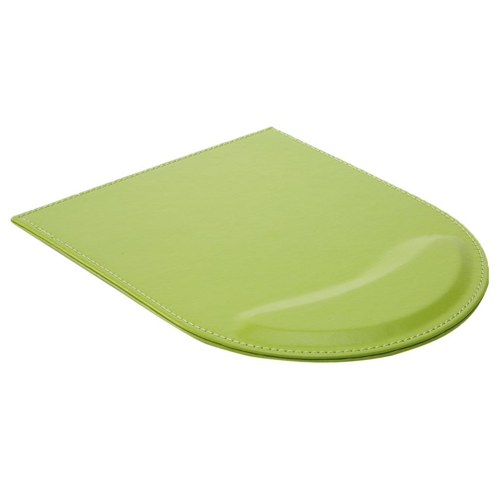 Mouse Pad Non Slip Pu Leather  Mouse Mat with Wrist Support