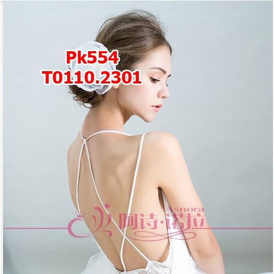Cài hoa cô dâu ốp 1 bông hoa voan lớn cao cấp
