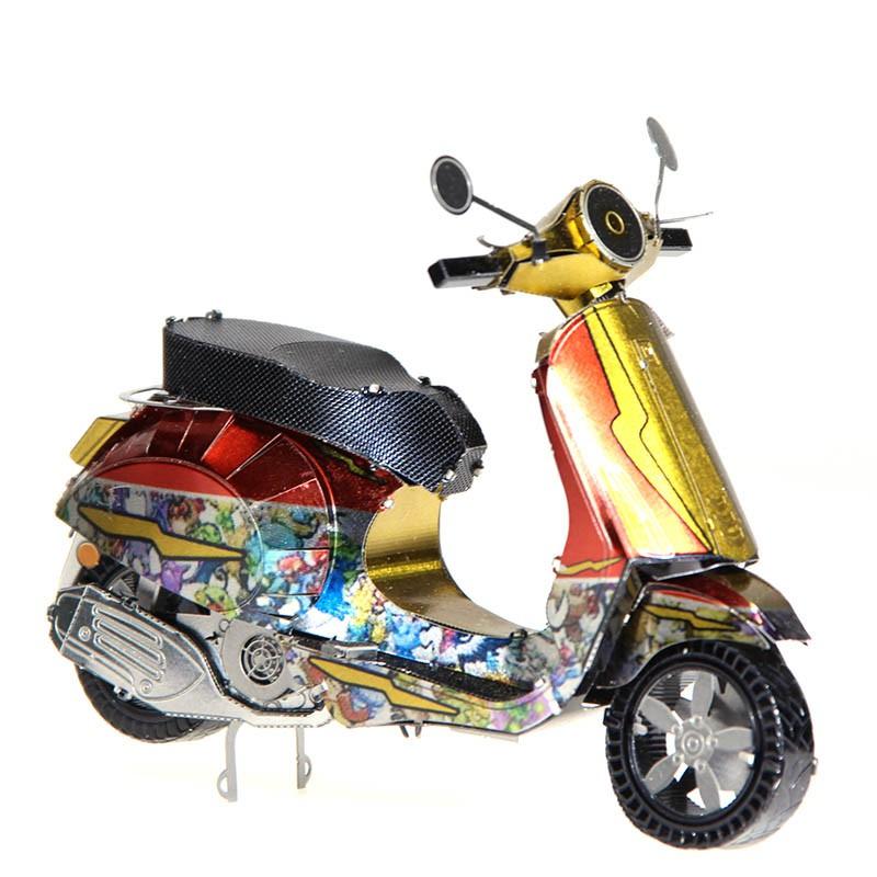 Mô Hình Lắp Ráp 3d Xe Vespa Primavera 150