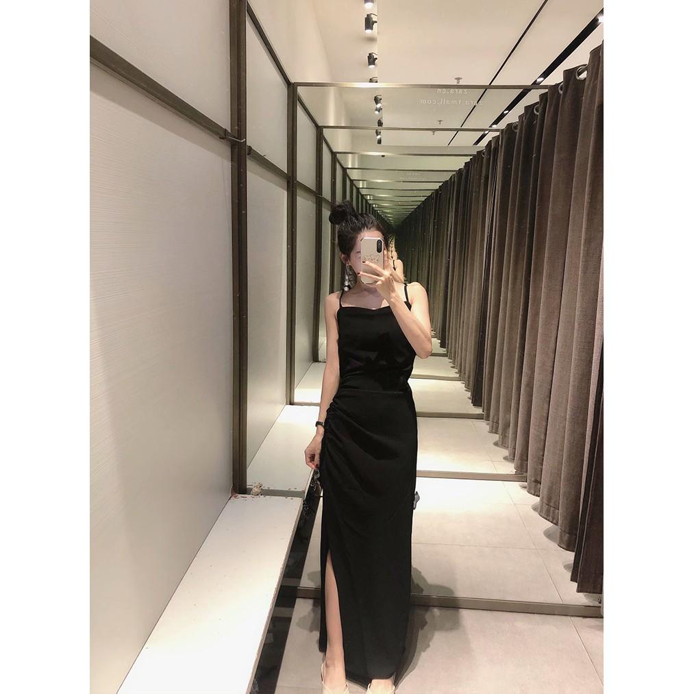 ĐẦM XẺ TÀ 2 DÂY ÔM BODY