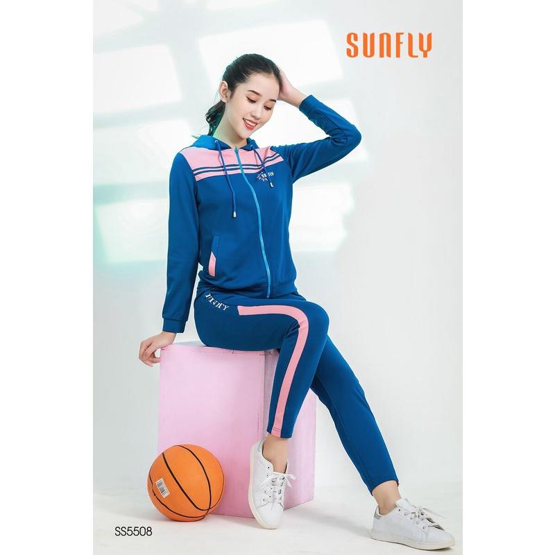 SS5508 BỘ THỂ THAO UMI KÉO KHÓA CÓ MŨ ÁO DÀI QUẦN DÀI