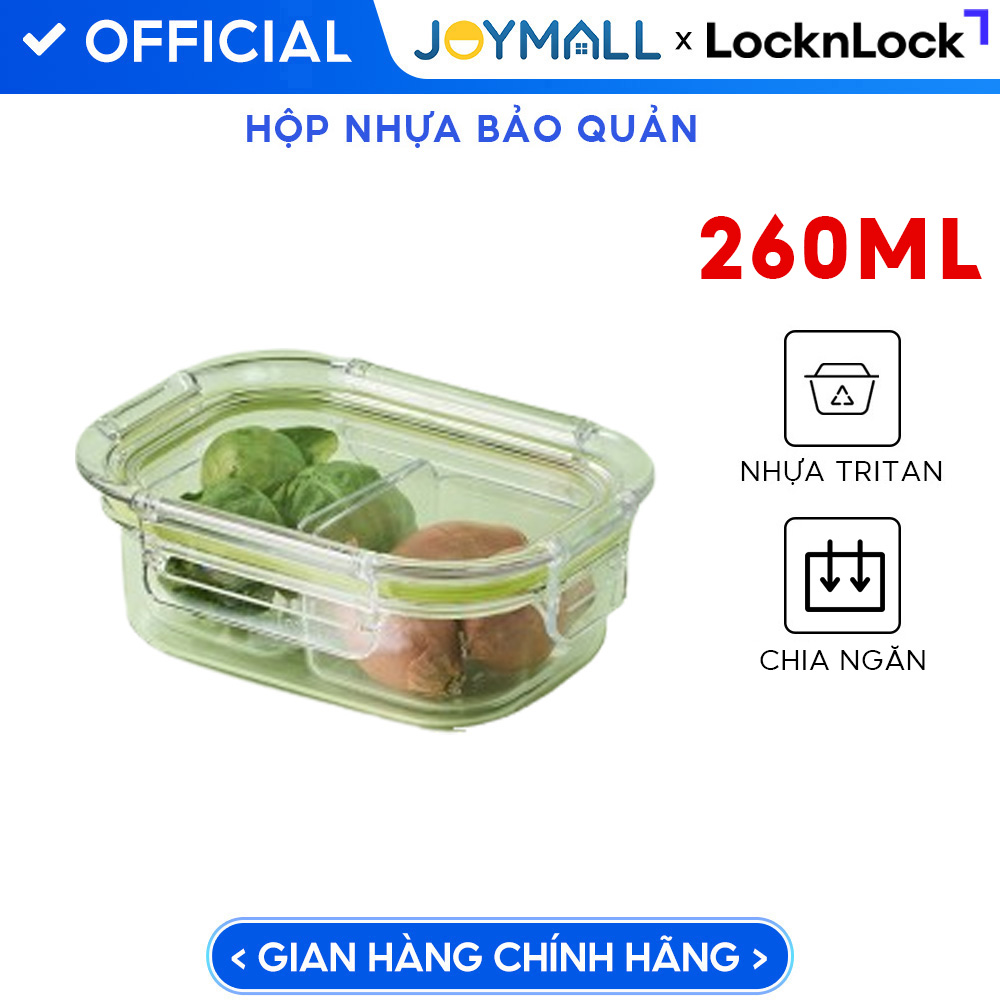 Hộp Nhựa Bảo Quản LocknLock All Tritan Thân Trong Suốt, Hàng Chính Hãng, Nhiều Dung Tích - JoyMall