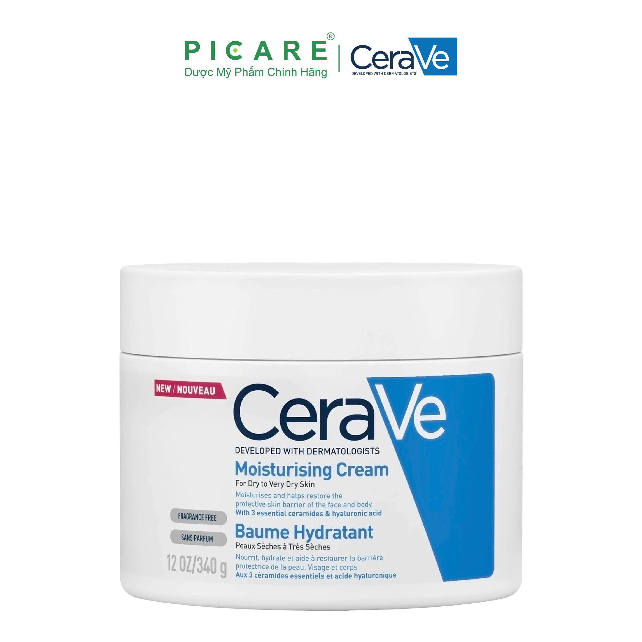 Kem Dưỡng Ẩm Cho Da Khô CeraVe Moisturising Cream 340g