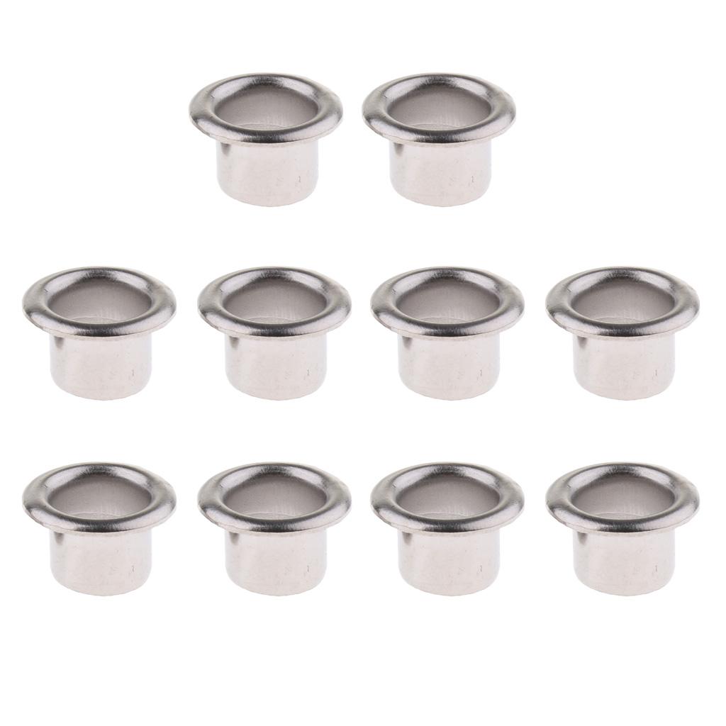 Pack of 10 Metal Drum Air Vent for Badges Restore/Build Silver Hardware