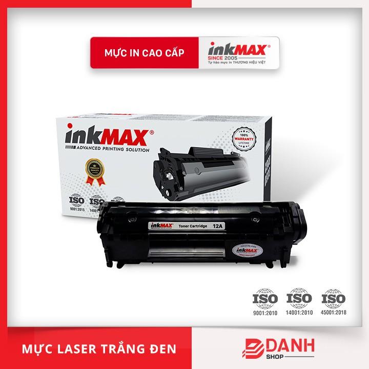 Hộp mực InkMAX 12A, dùng cho Canon LBP 2900, 3000 , HP Laser 1010, 1012, 1015, 1018, 1020, 1022, 3015, 3020, 3030, 3050, 3052, 3055, M1055MFP, M1319MFP - Hàng chính hãng