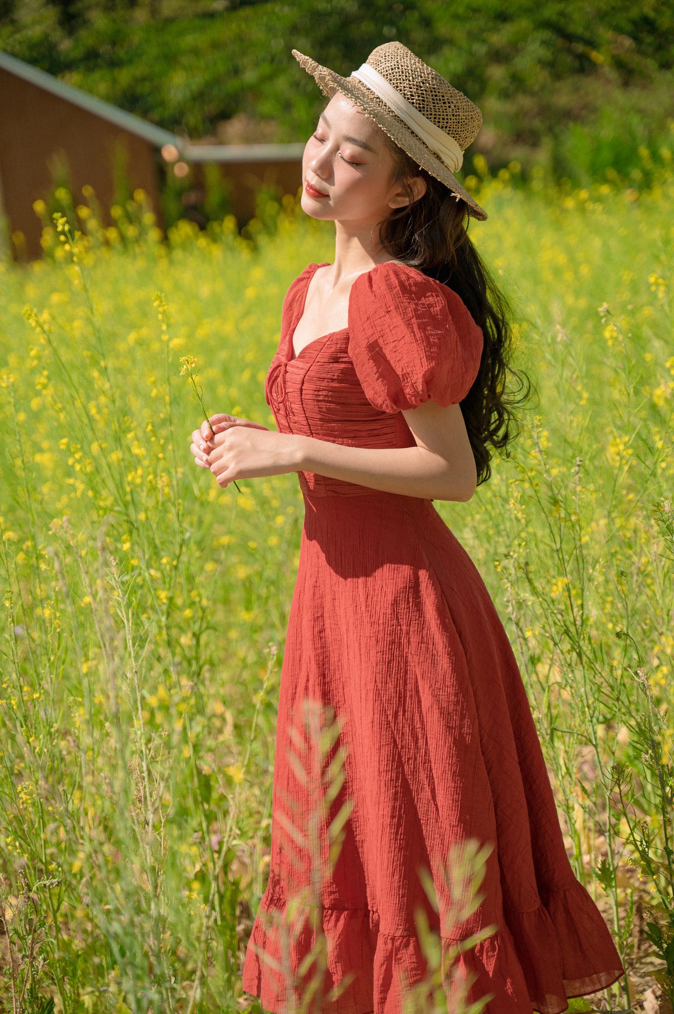 OLV - Đầm Carmen Scarlet Dress