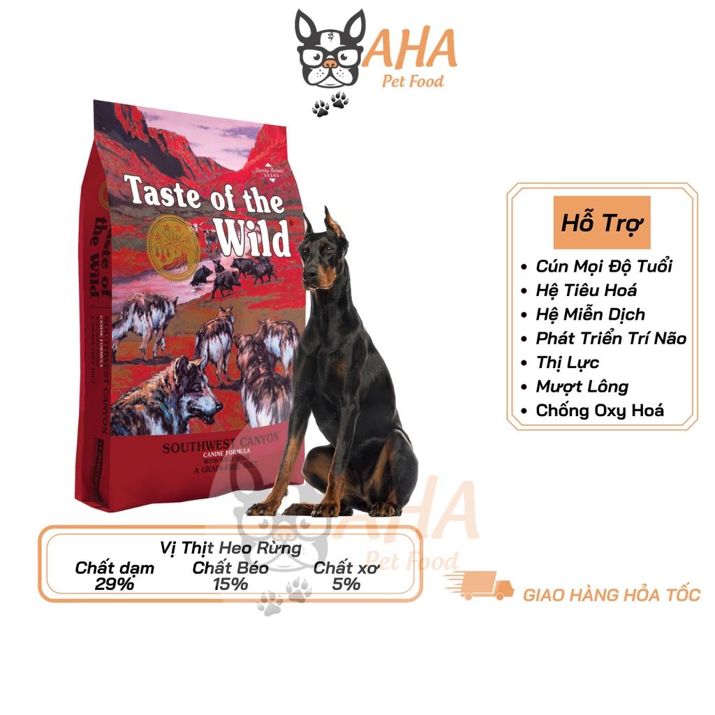 Thức Ăn Cho Chó Doberman Taste Of The Wild Bao 2kg - Thức Ăn Cho Chó Vị Thịt Heo, Trái Cây Rau Củ Quả Southwest Canyon