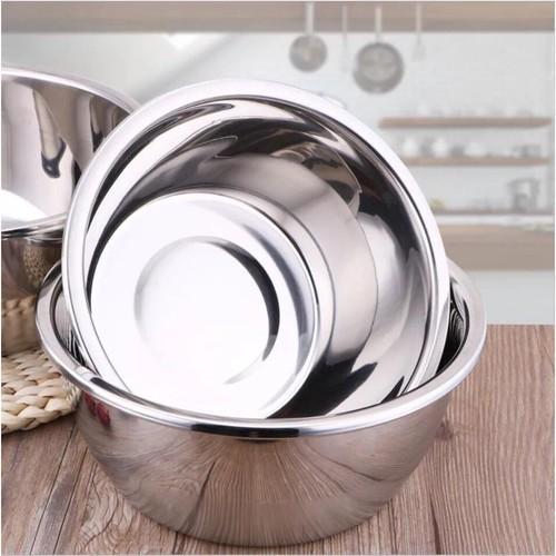 Thau inox Chậu Inox - Thau Sâu Inox Hàng Cao Cấp Nhập Khẩu Trực Tiếp Dày Dặn, Đẹp