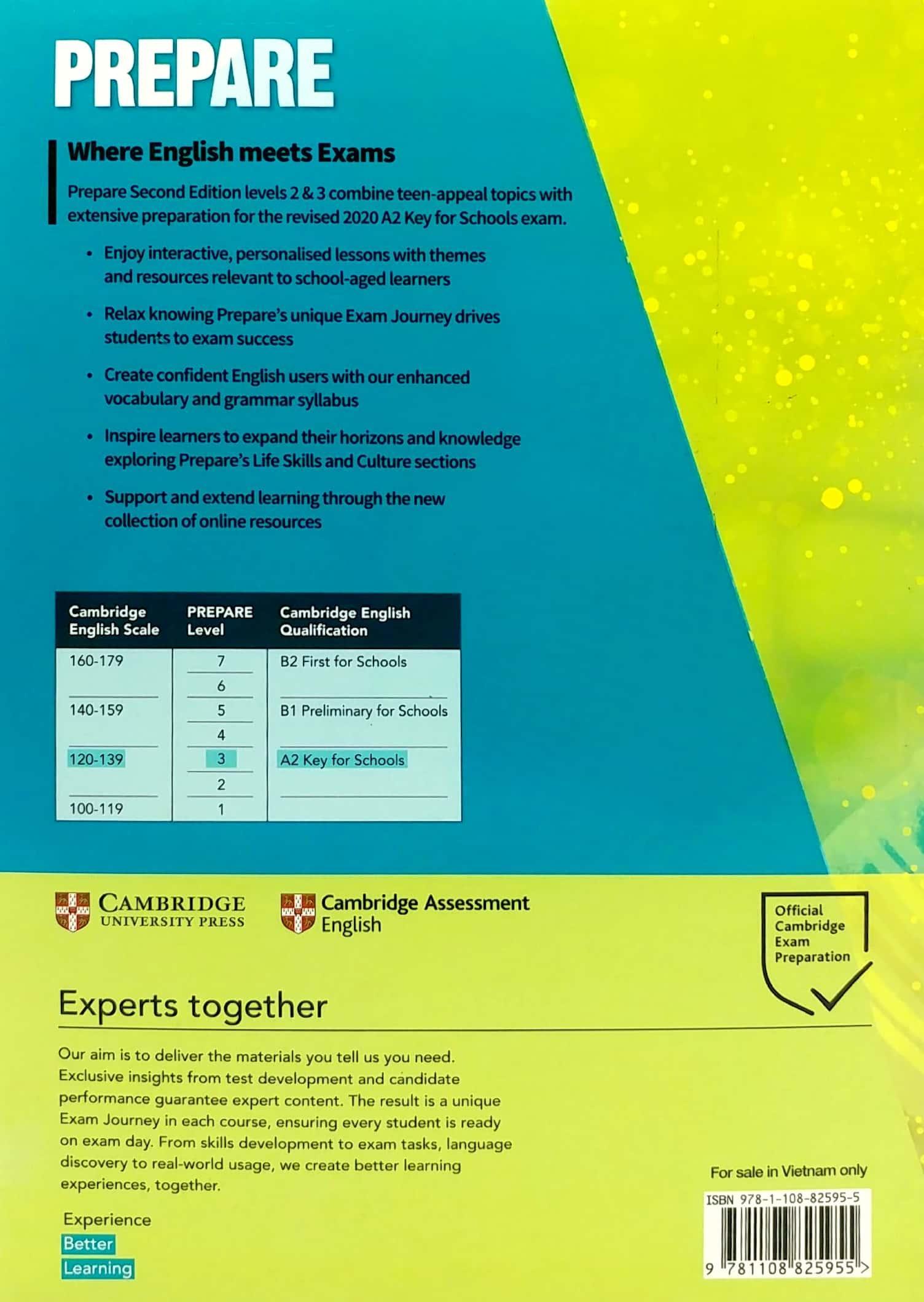 Sách ngoại văn: Sách Giáo Trình Học Tiếng Anh Cấp 2 - Prepare 2nd Edition