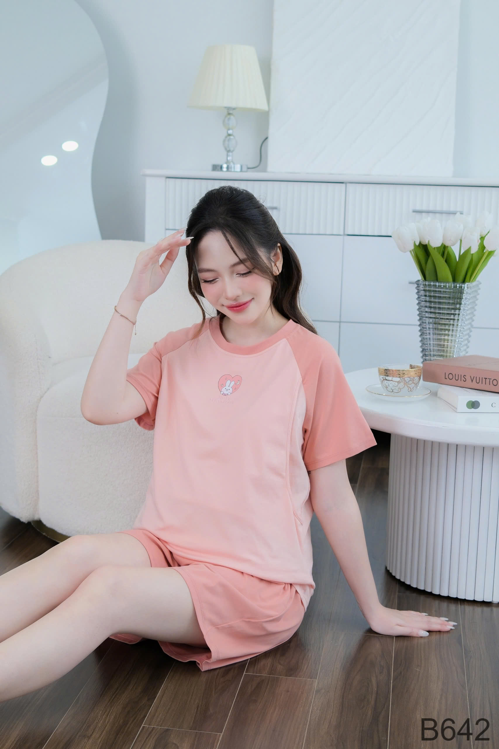 Bộ Đồ Bầu Và Sau Sinh Chất Liệu Cotton Co Giãn Có Size 45-85kg