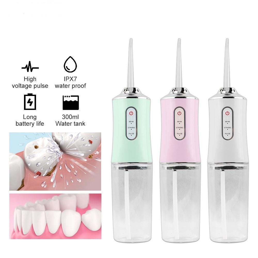 Máy Tăm Nước Oral Irringator Vệ Sinh Răng Miệng 4 Đầu 220ml