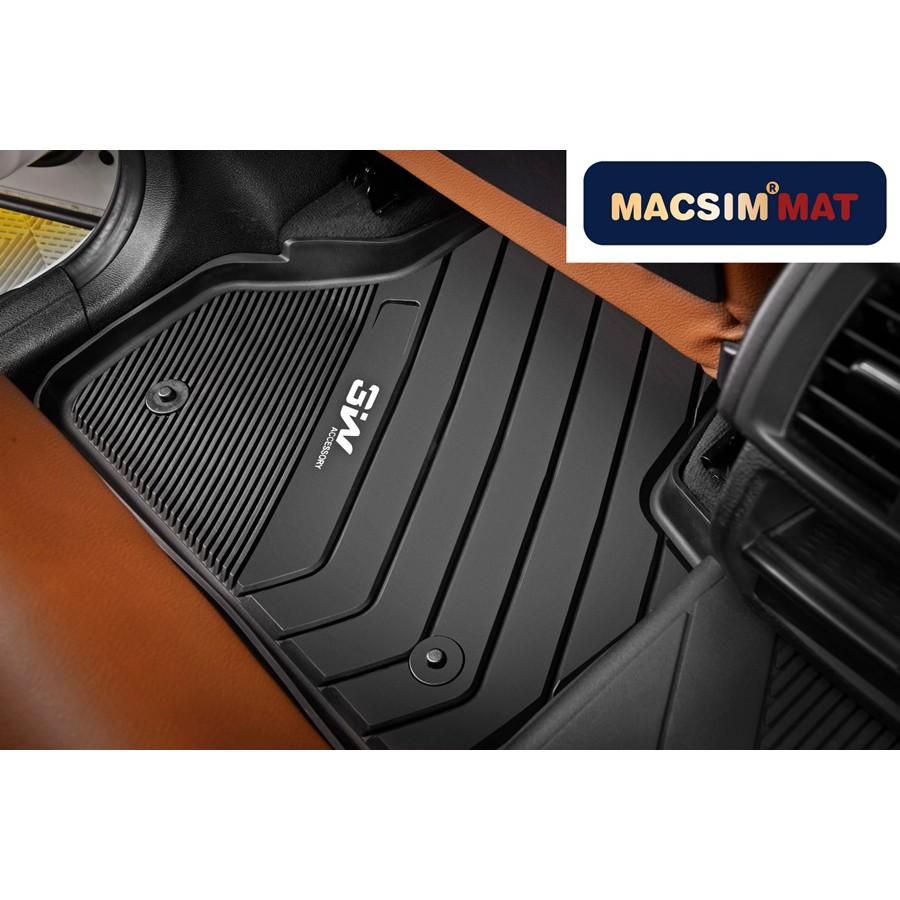 Thảm lót sàn BMW X4 2020- nhãn hiệu Macsim 3W - chất liệu nhựa TPE đúc khuôn cao cấp - màu đen