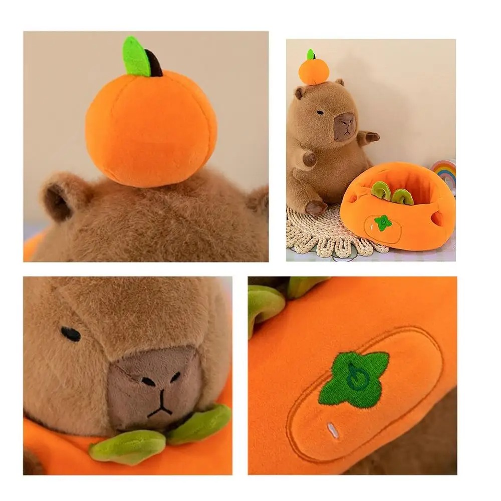 Thú nhồi bông capybara đeo phao đáng yêu - Size từ 25cm đến 35cm - Móc khoá gấu bông Capybara