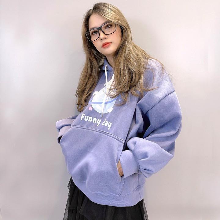 Áo Hoodie - Áo Khoác Nỉ Nam Nữ Unisex HAPPY 2 Màu Cực Hot - Kèm DEAL Sốc - LP.STORE