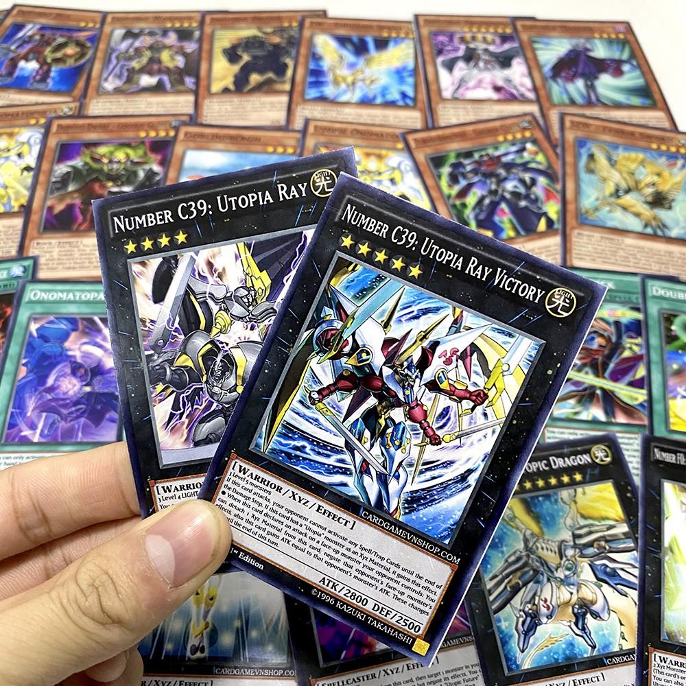 Bài Yugioh ️️ Thẻ bài Yugioh Xyz Yuma Tsukumo deck 54 lá