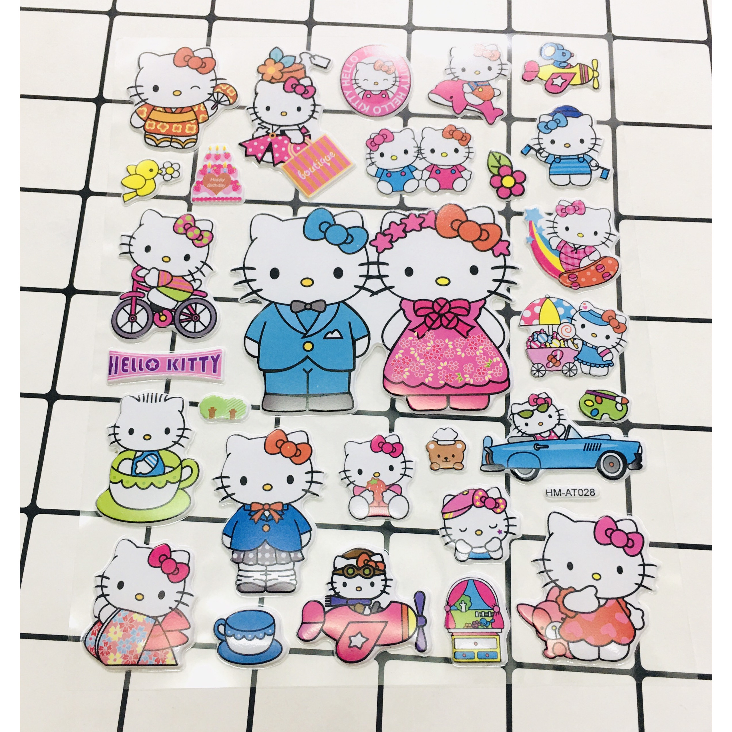 Set 2 bảng Sticker hình dán