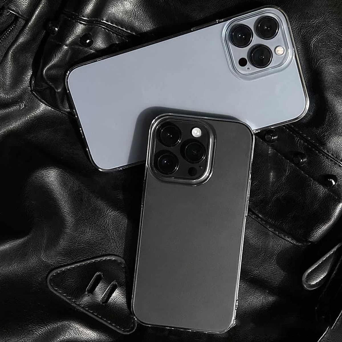 Ốp lưng siêu mỏng 0.3mm chống ố cho iPhone 15 Pro Max / 15 Pro / 15 Plus / 15 hiệu Memumi Crystal thiết kế ôm sát máy, chống sốc , chống trầy xước - Hàng nhập khẩu