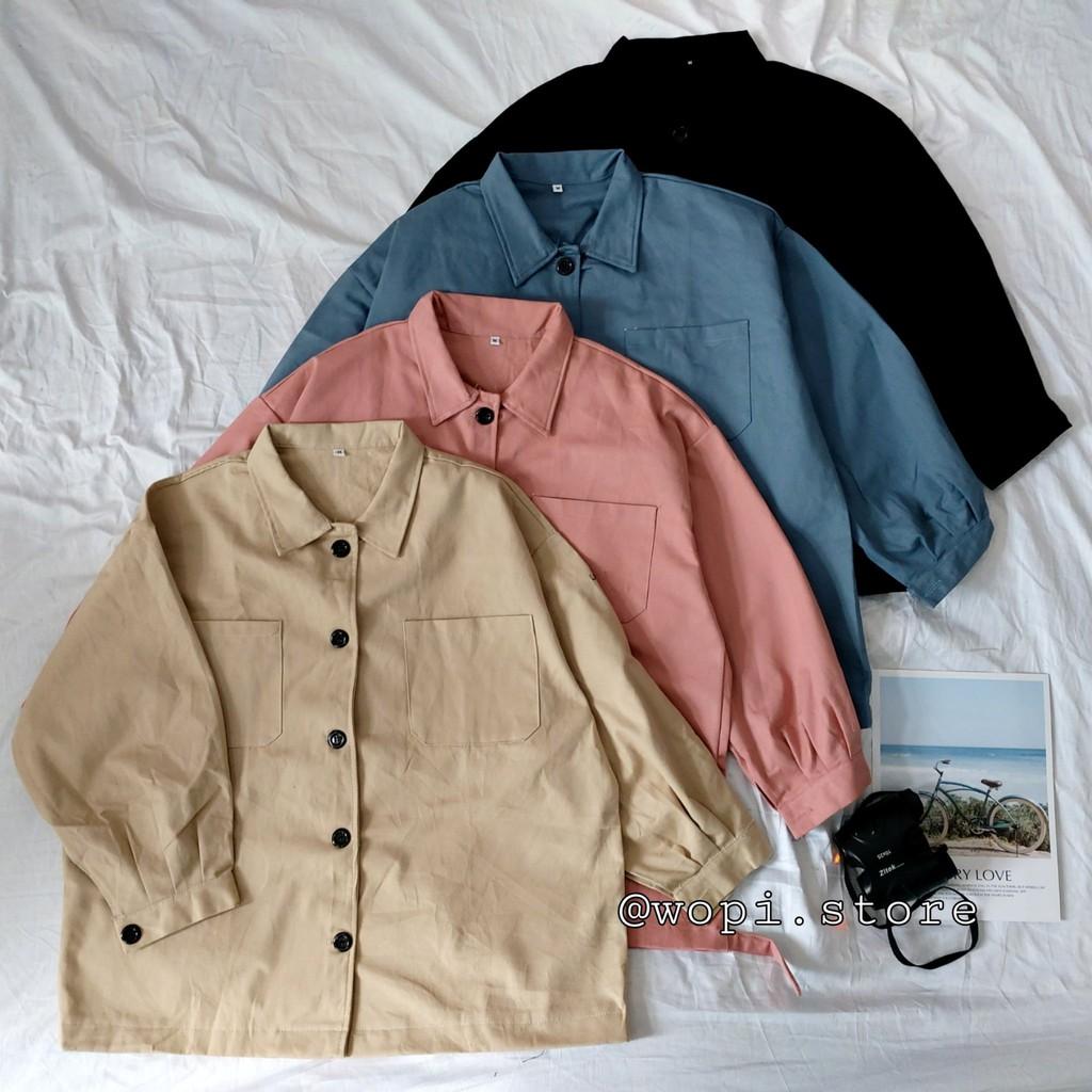 Áo Khoác Kaki SIMPLE JACKET Unisex (4 màu)
