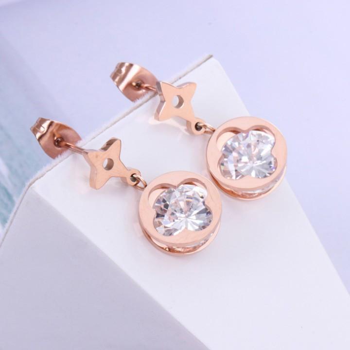 Bông Tai Nữ Tòn Ten Titan Không Đen TT 1237