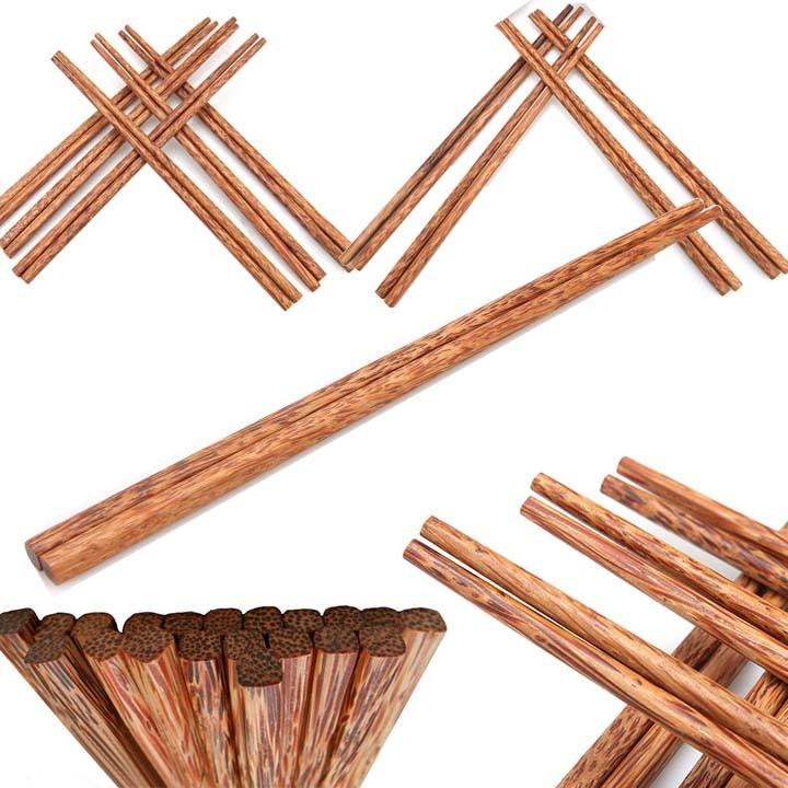 Combo 20 đôi đũa dừa Bến Tre cao cấp