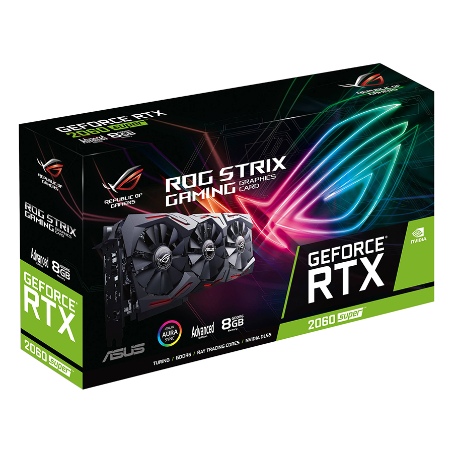 Card đồ họa - VGA Card Asus Rog Strix RTX2060S A8G Gaming