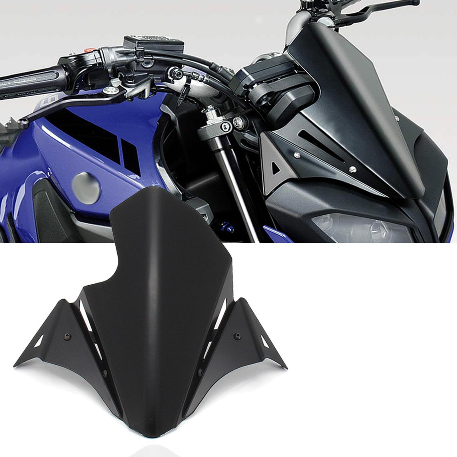 Wind Deflector Motorcycle Front Windshield Cover for FZ07 2014-2020