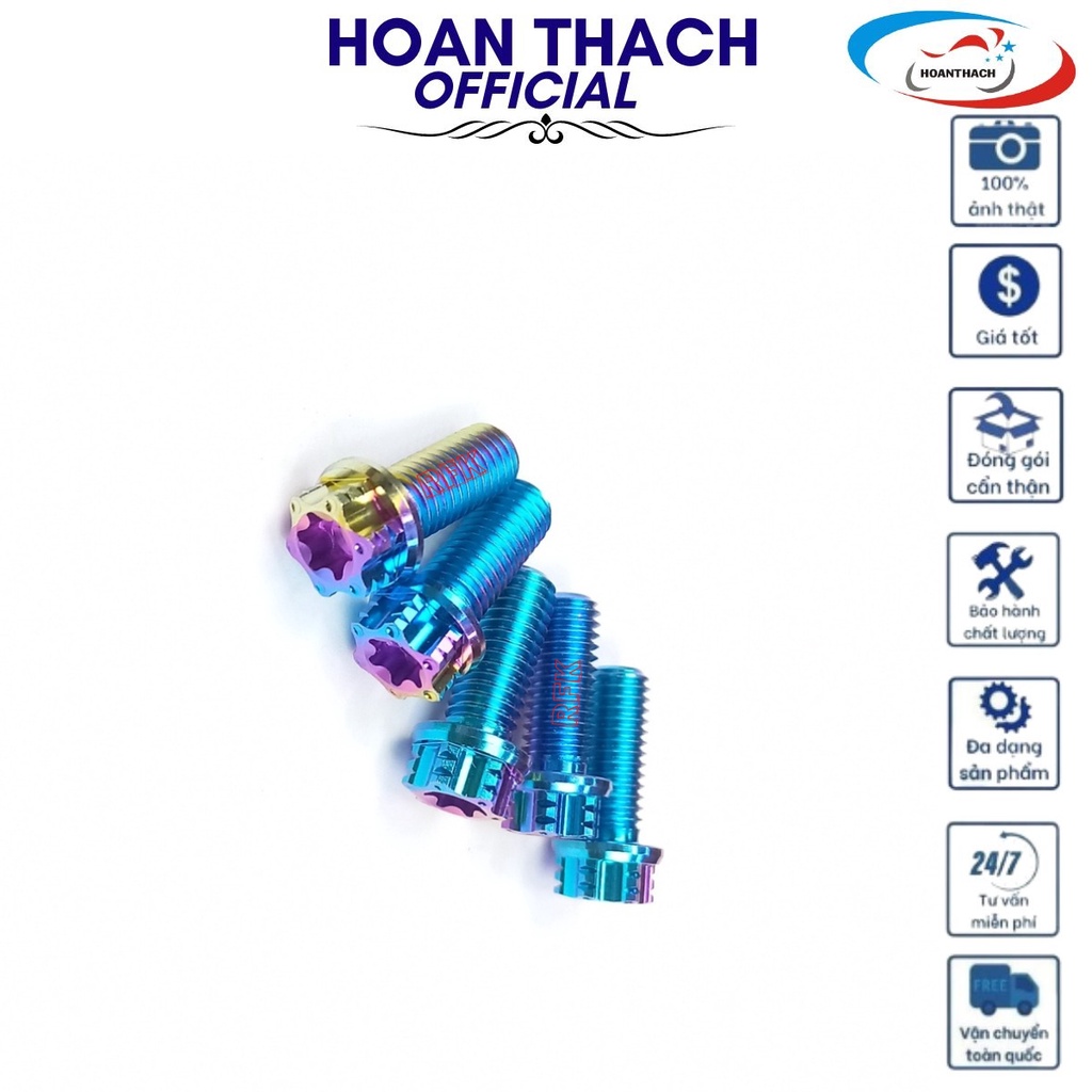 Ốc 8L15 Titan 7 Màu Đầu Salaya gắn cho nhiều dòng xe Máy SP017506 (giá 1 con)