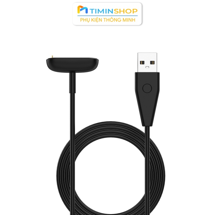 Cáp sạc cho Fitbit Charge 6/ Charge 5/ Luxe - Dây dài 1m, có nút reset