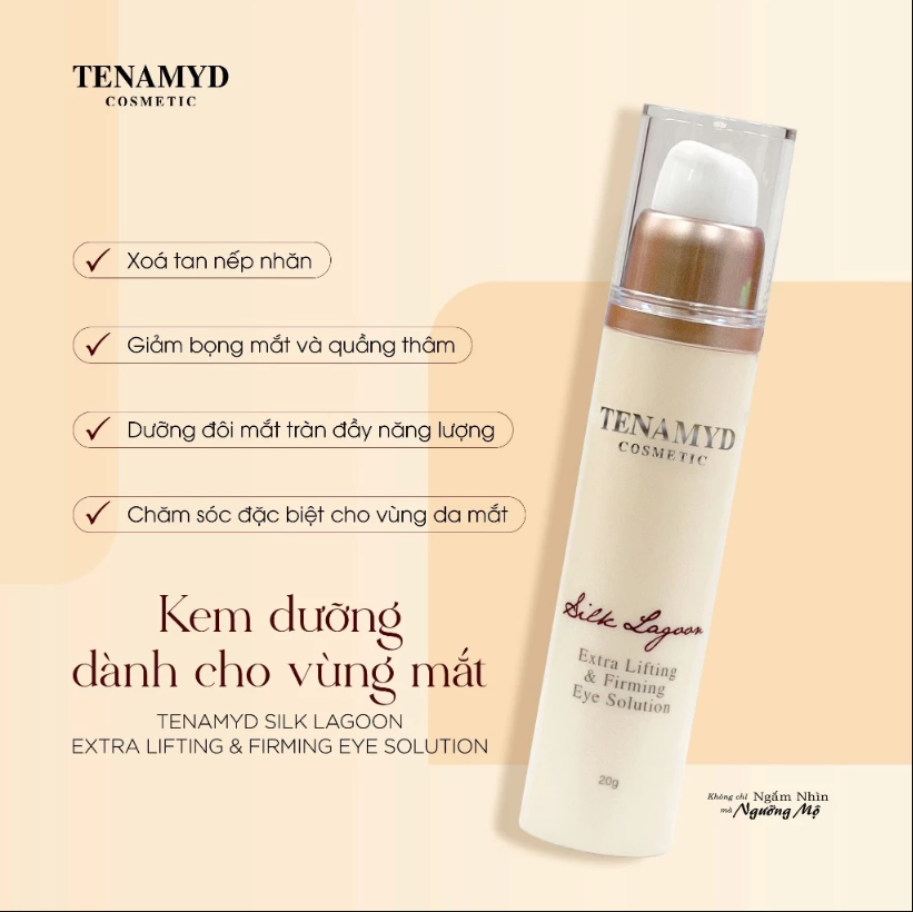 Kem dưỡng dành cho vùng da mắt TENAMYD Silk Lagoon Extra Lifting &amp; Firming Eye Solution 20ml