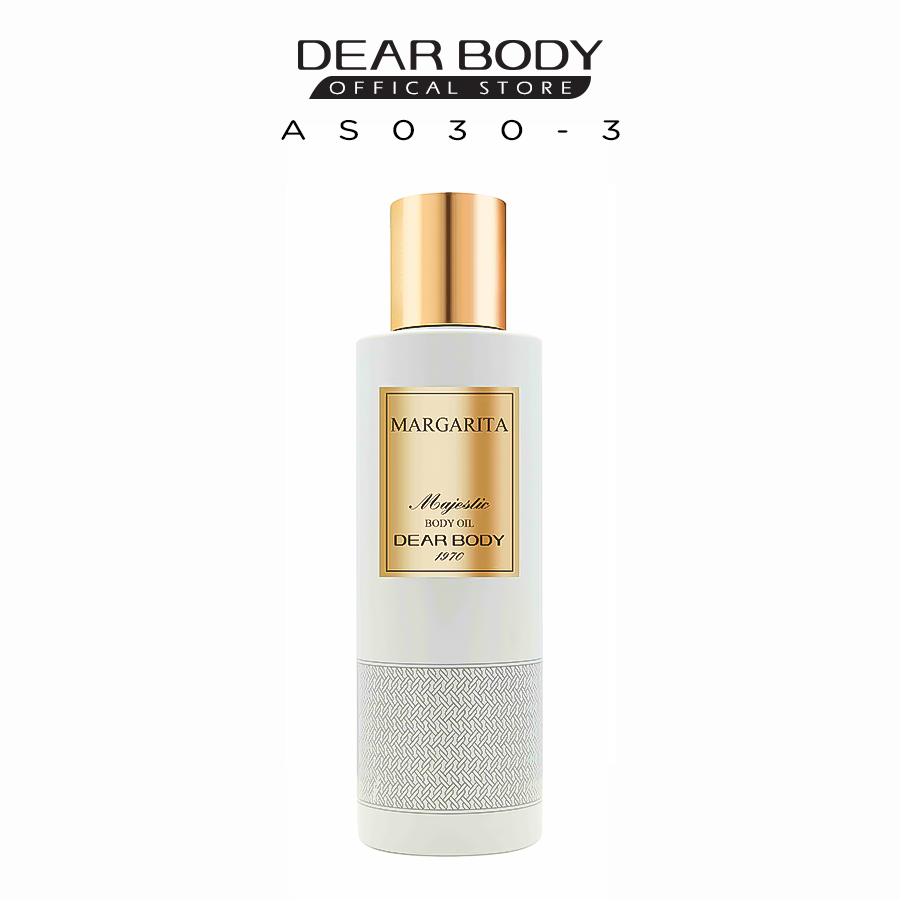 Dầu Massage Dưỡng Thể Hương Nước Hoa DEAR BODY Majestic Body Oil 270ml - Giải Pháp Làm Mềm Mịn - Căng Bóng - Tăng Sức Đàn Hồi Cho Da