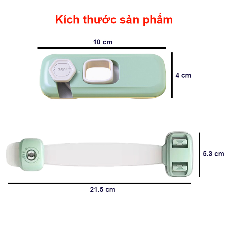 Khóa ngăn kéo cao cấp tiện lợi, Khóa tủ lạnh giúp bảo vệ an toàn cho bé – SSS032