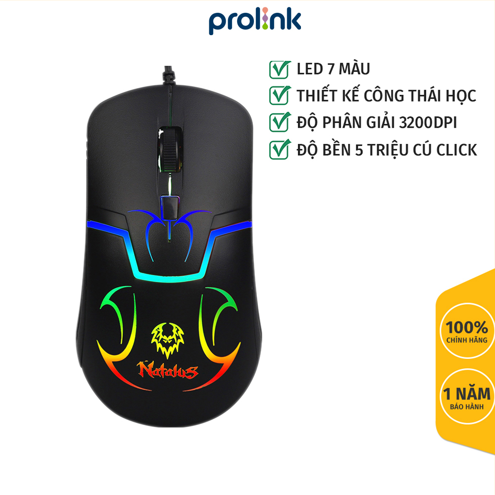 Chuột Game Có Dây Prolink PMG9006 - Hàng Chính Hãng