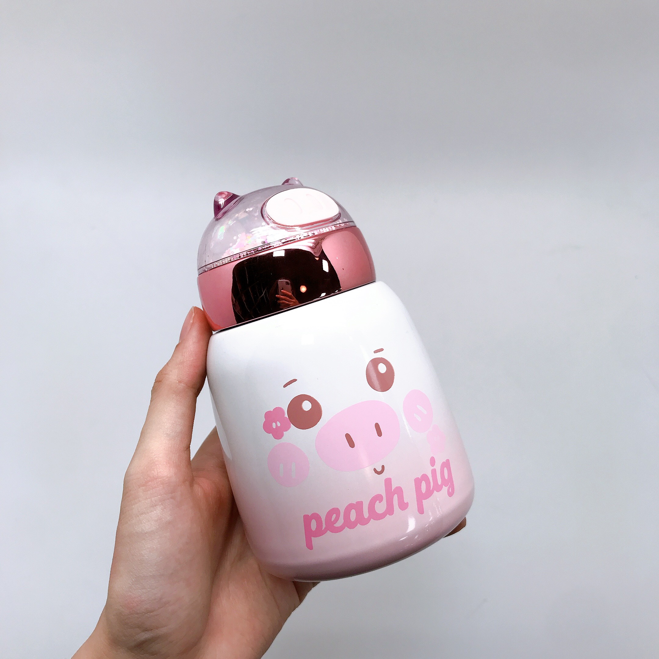 Bình giữ nhiệt Peach pig 300ml L-8031