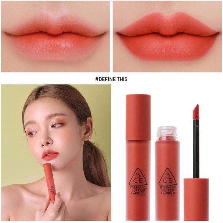 Son kem lì 3CE Soft Lip Lacquer