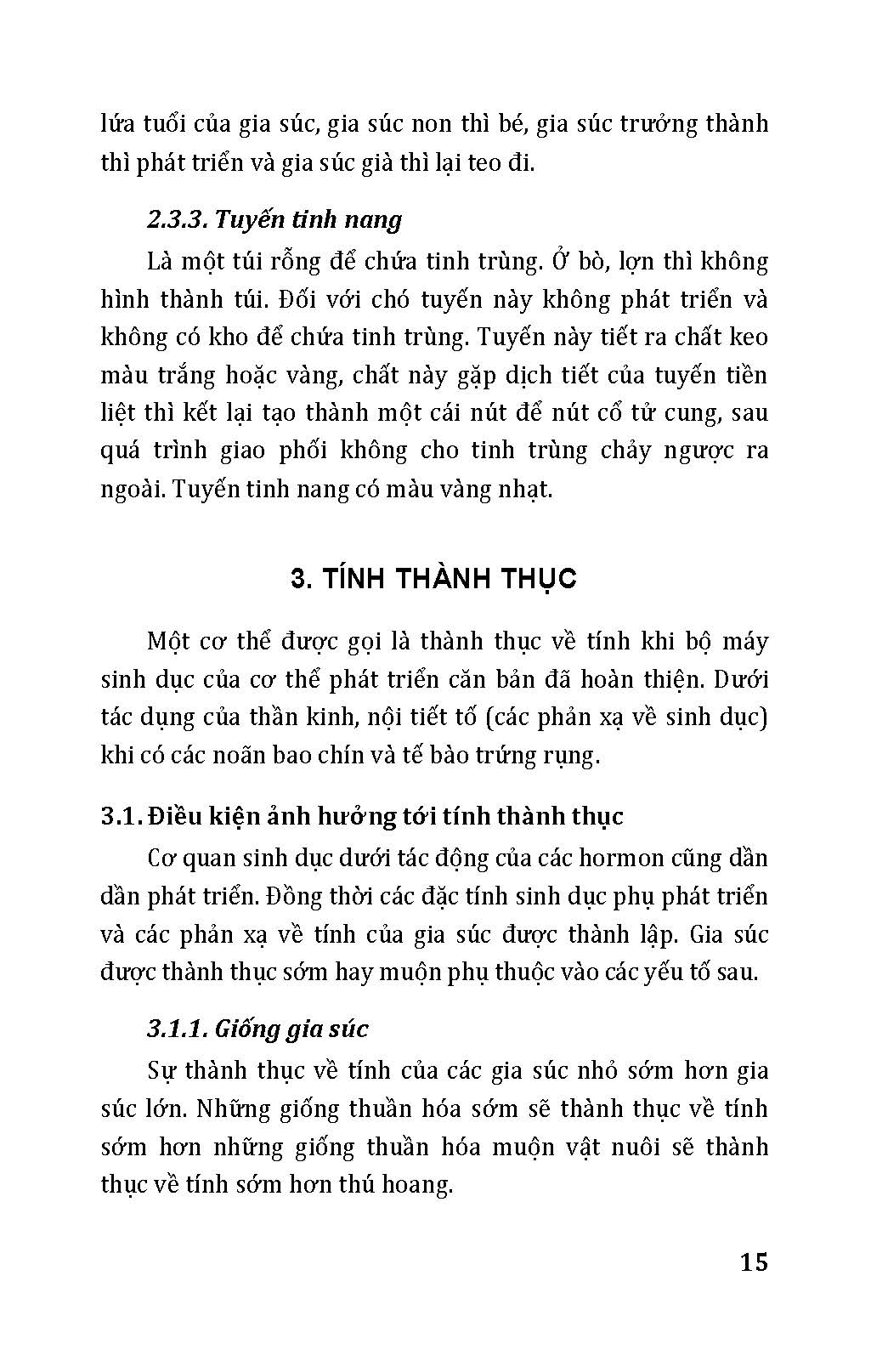 Nông Nghiệp Xanh Và Sạch - Sinh Sản Trong Chăn Nuôi
