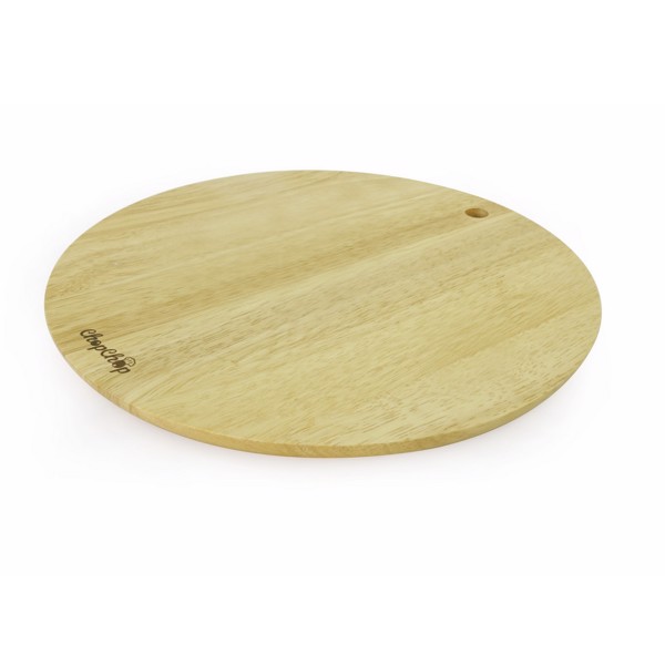Thớt Gỗ Tròn Chopchop Có Lỗ Treo, Kích Thước 29x29x1.5 cm - Gỗ Cao Su Bền Đẹp Sang Trọng Cho Không Gian Bếp
