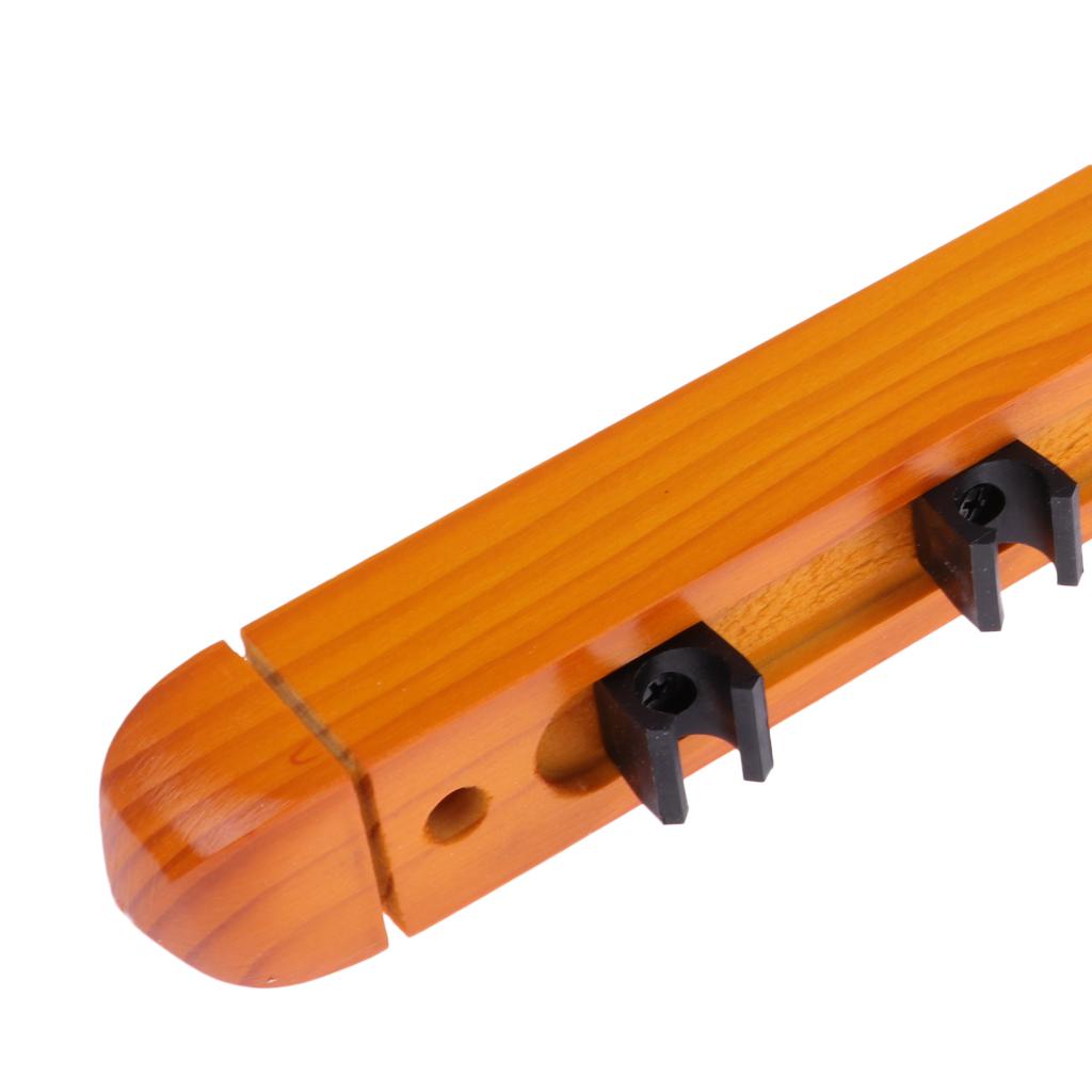 Bi da bằng gỗ / Bi-a Giá treo tường Treo 6 giá đỡ gậy Cue