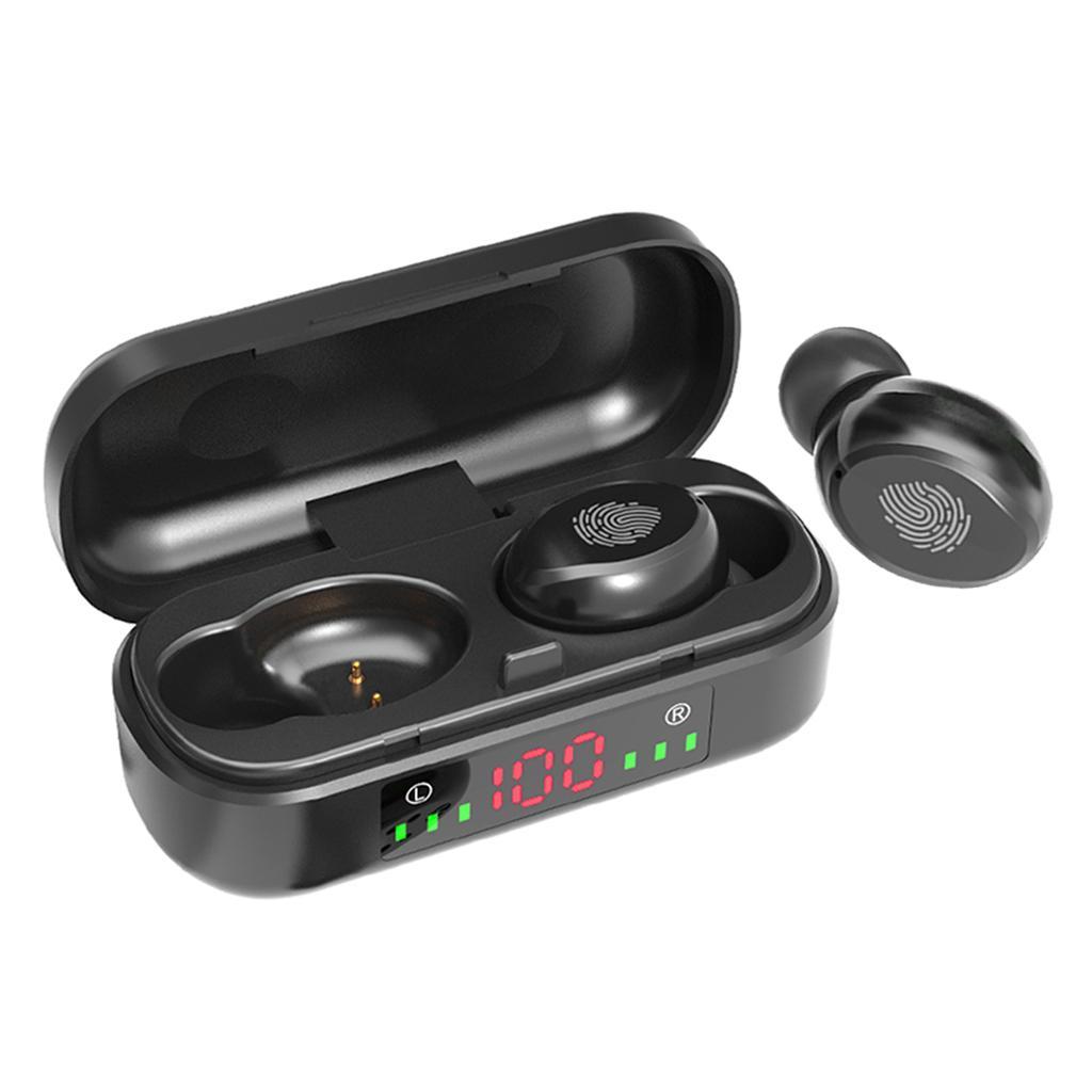 Bluetooth 5.0 Headset Wireless Earphones Twins 8D Stereo Headphone