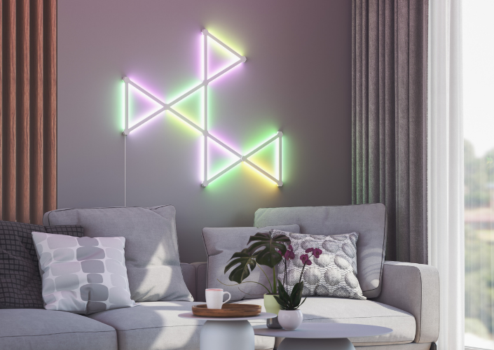 Đèn LED RGB lắp ghép thông minh Nanoleaf Lines Expansion 3 thanh đèn (Bộ mở rộng)