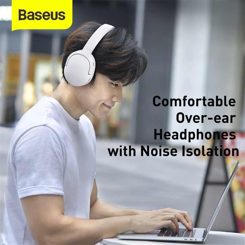 Tai nghe chụp tai không dây cao cấp Baseus Encok Wireless headphone D02 Pro -Hàng Chính Hãng