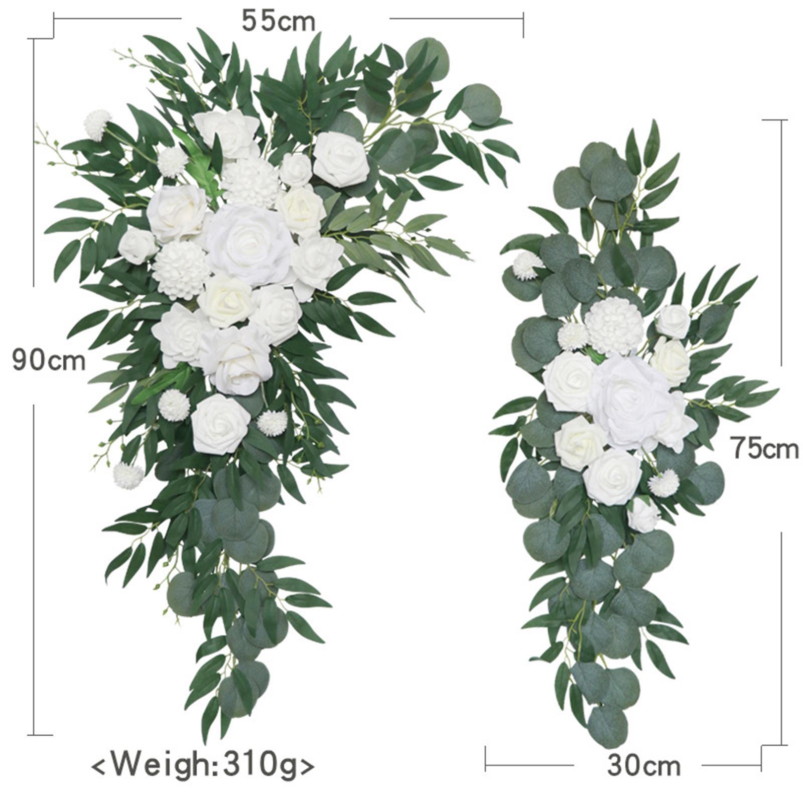 Wedding Arch Wreath Artificial Flower Swag for Ceremony Wedding Arch Decor