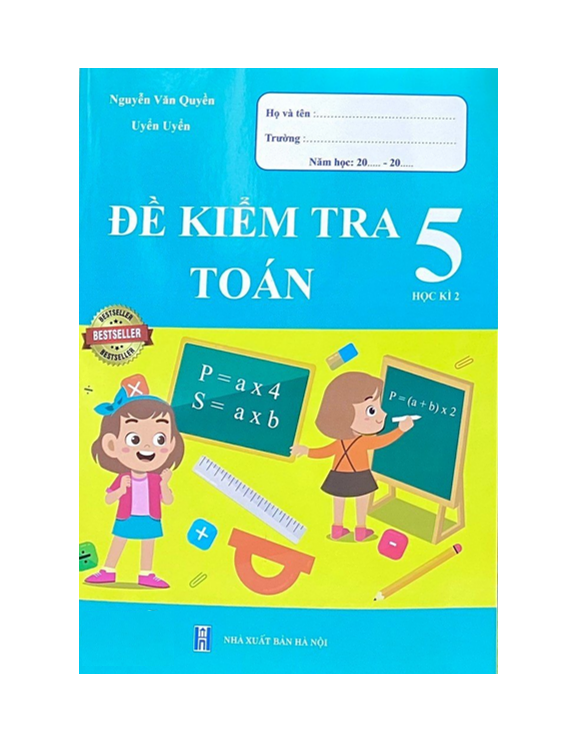 Sách - Đề kiểm tra toán + tiếng việt 5 học kì 2