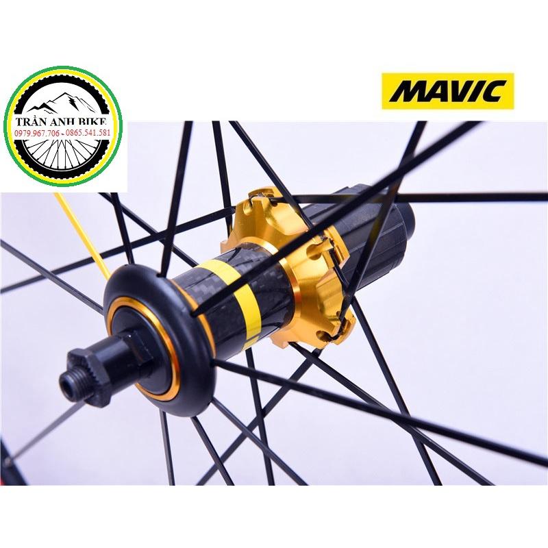 Bộ vành nhôm xe đạp road MAVIC COSMIC PRO 700Cx40mm - Hub Carbon