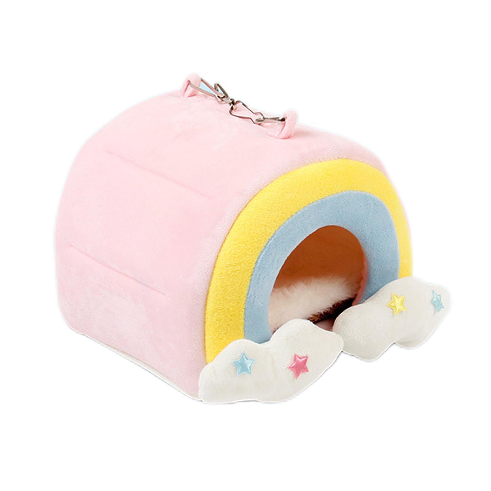 Small Animal Soft Warm Bed Pet Hammock Hamster Rat Guinea Pig House Nest Pad