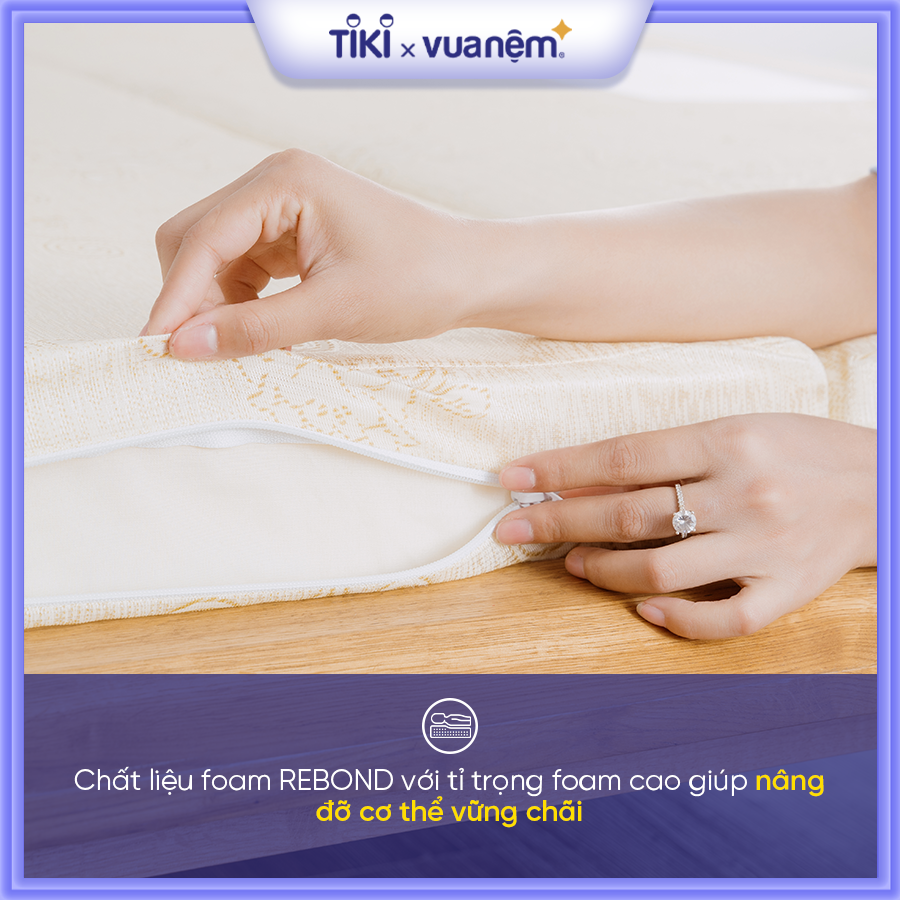 Nệm Foam Goodnight Eva êm ái, mềm mại, nâng đỡ cơ thể