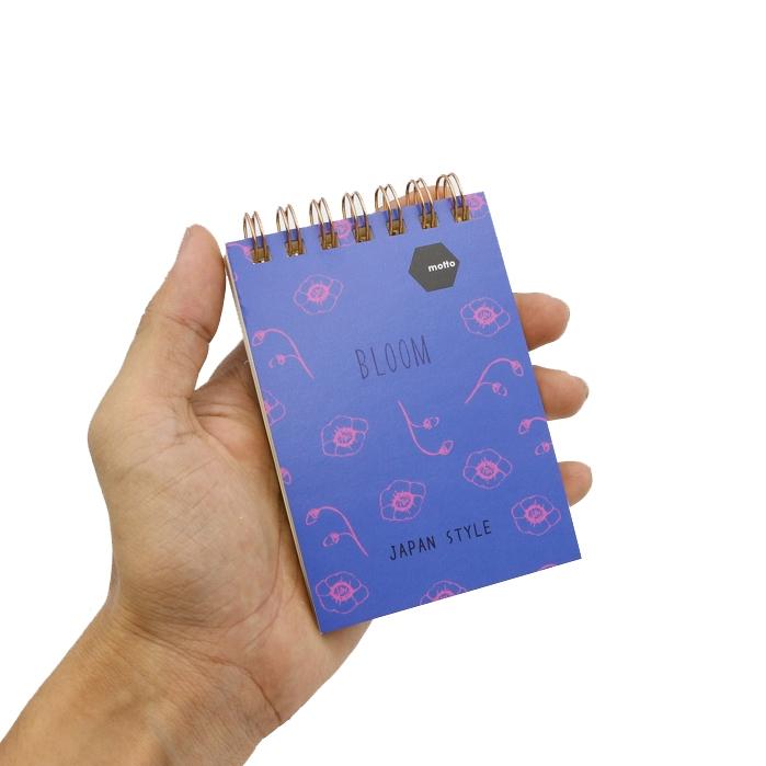 Sổ Lò Xo Twin Memopad A7 120 Trang Motto - CYTMA7-BL