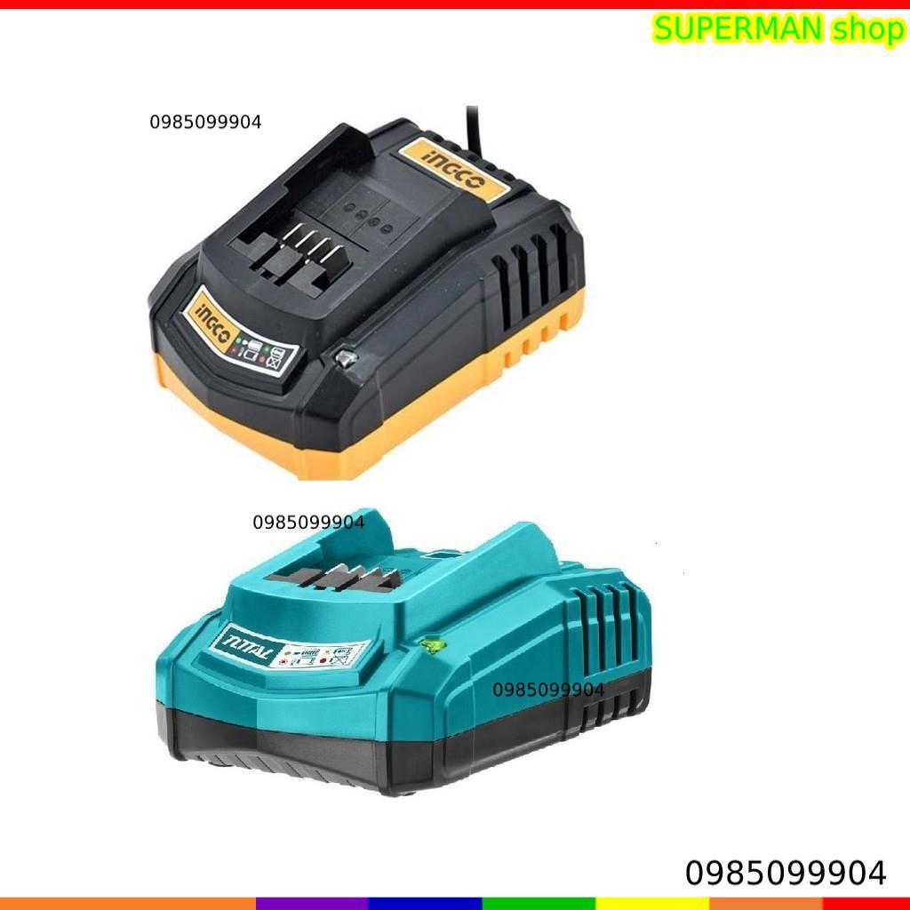 Sạc pin 20v Total TFCLI2001 INGCO FCLI2001 (CÓ THỂ DÙNG CHUNG)