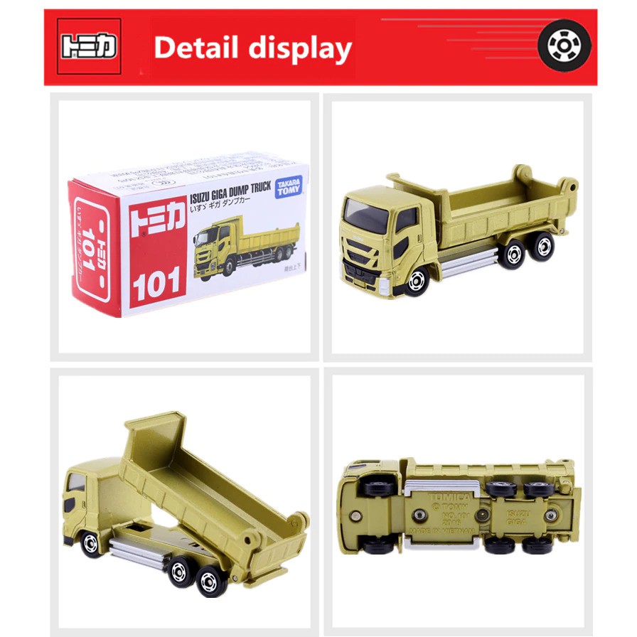 Đồ chơi Xe hơi Tomica 101 kiểu Isuzu Giga Dump Truck 859864