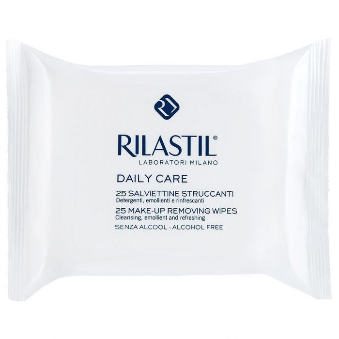 Khăn giấy tẩy trang Rilatil Daily Care Make-up Removing wipes 25 tờ