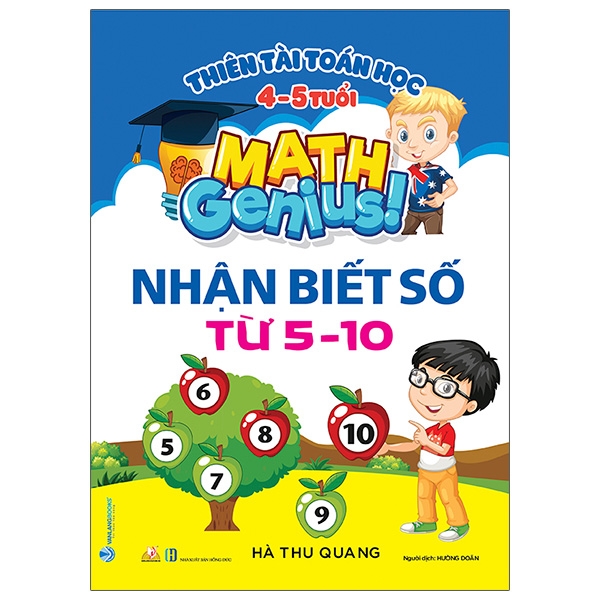 Combo Thiên Tài Toán Học Dành Cho Trẻ 4-5 Tuổi - 4 Cuốn - Hà Thu Quang - Vanlangbooks